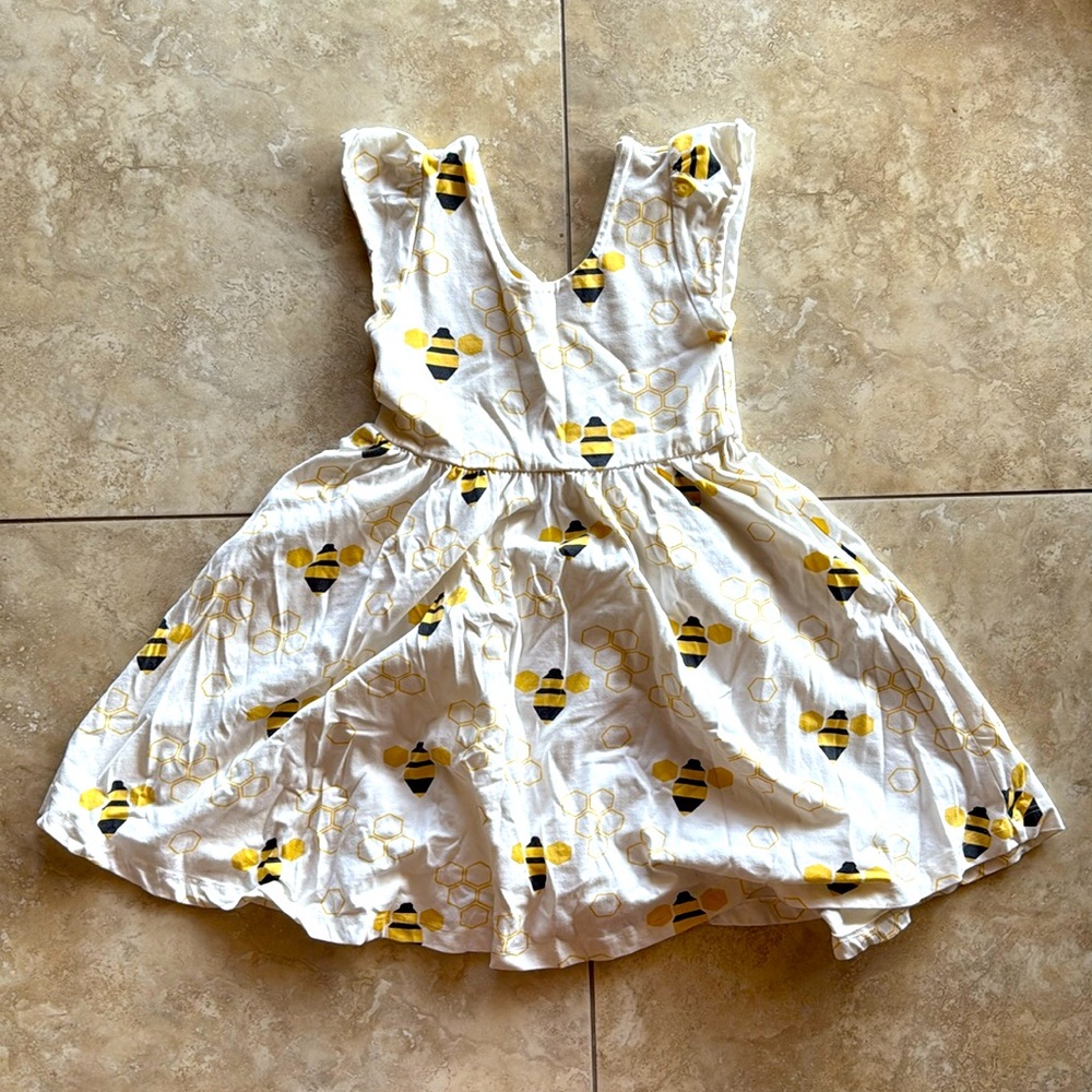 monica + andy bee girls dress, size 6/7
